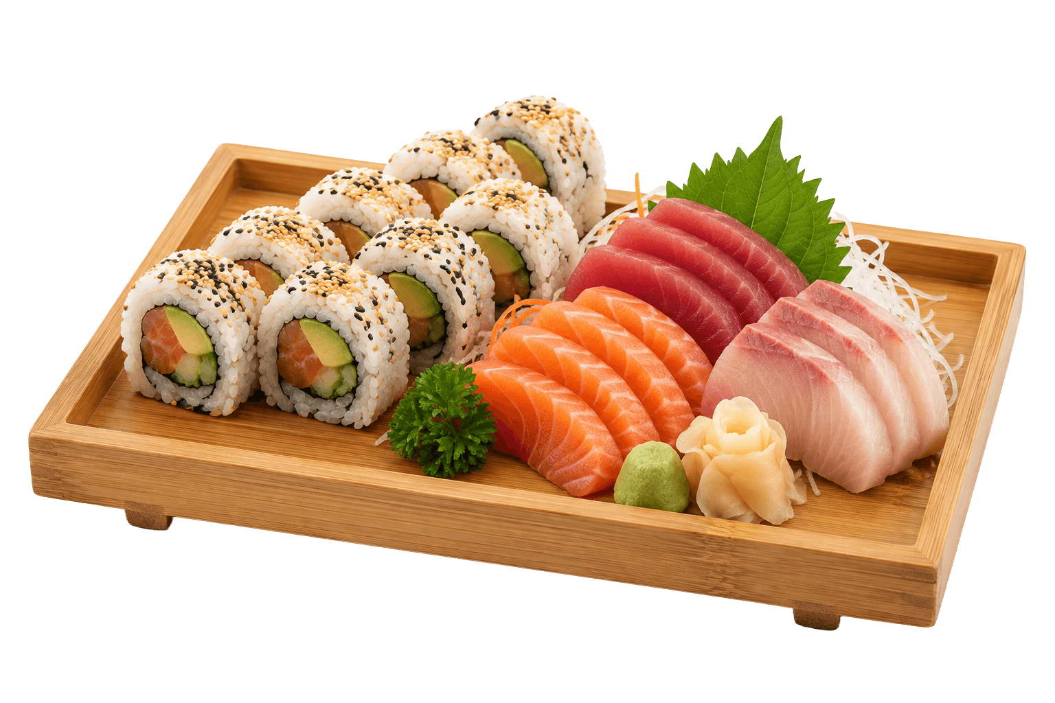 Fresh sushi selection
